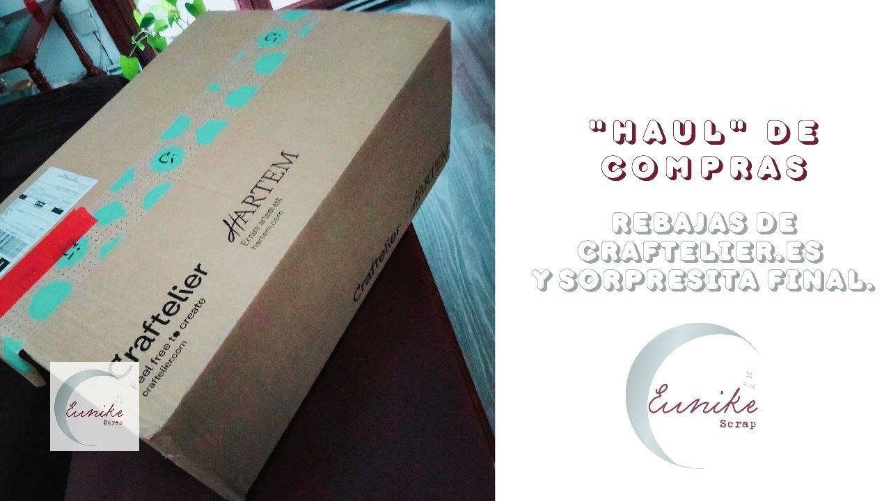 Haul rebajas Craftelier, y sorpresita al final. Scrapbooking.