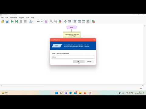 FLOWGORITHM | Menentukan Volume Balok
