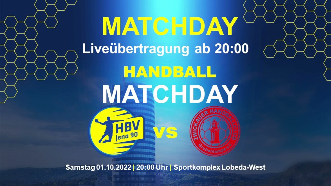 HBV Jena 90 vs ZHC Grubenlampe (1. Männer, MDOL)