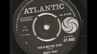 Video-Miniaturansicht von „DORIS TROY - YOU'D BETTER STOP“