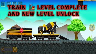 TRAIN 🚂 LEVEL COMPLETE AND NEW LEVEL UNLOCK 🔓 || CONSTRUCTION CITY 2 GAMEPLAY || PART-32