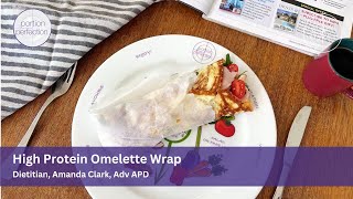 High Protein Omelette Wrap