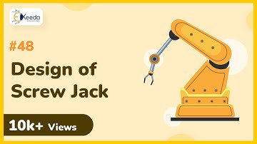Design Of Screw Jack Design Aspects And Formulae- Design Against Static Loads - Machine Design I