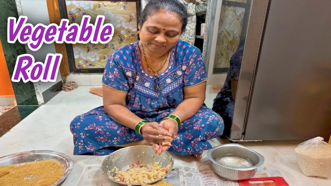 आई ने बनवले Crispy Veg Cheese Bread Roll 😁 | Daily Vlog 
