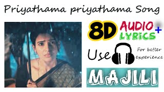 #8D Priyathama priyathama Song with Lyrics@Majili screenshot 1