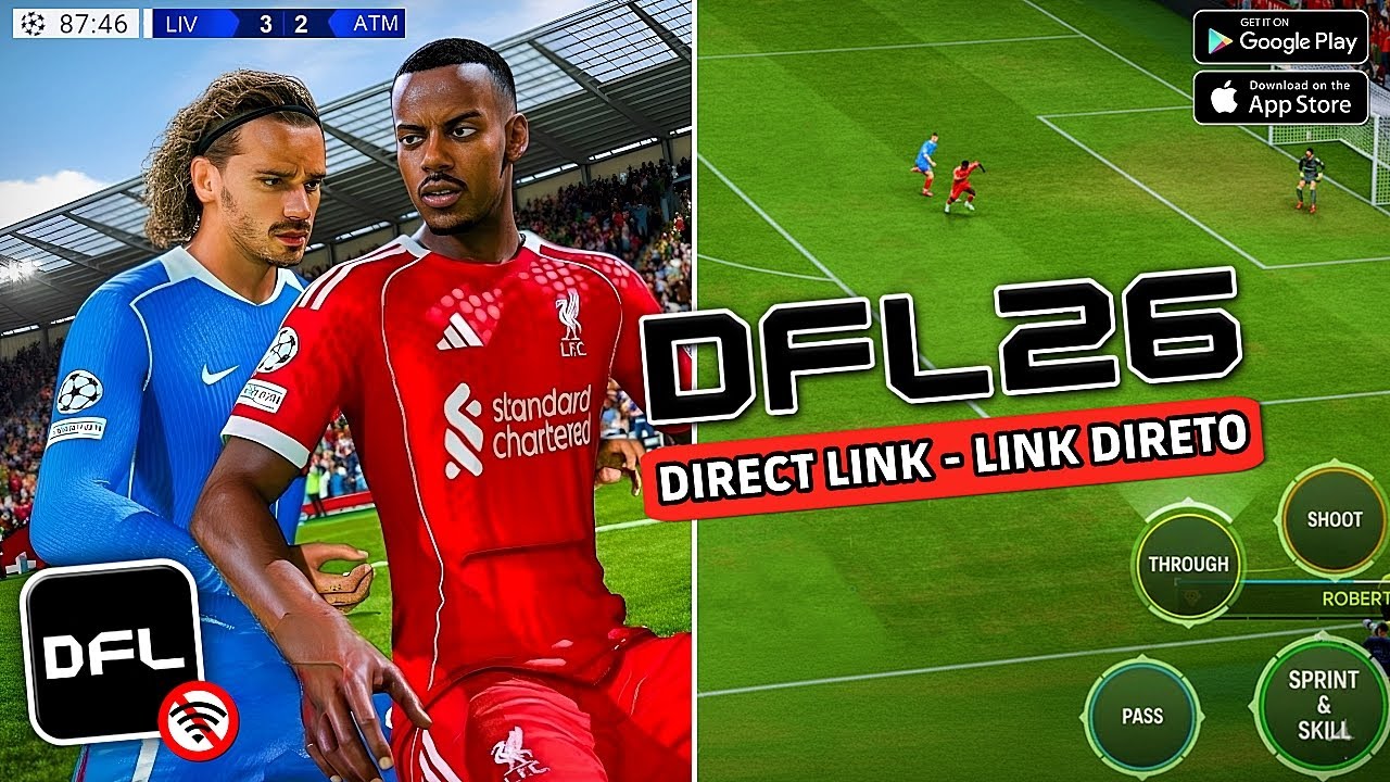 🔥 FIFA 16 MOD 26 LINK DIRETO 🚀 DFL 26 DOWNLOAD MEDIAFIRE? + MODO CARREIRA NO CELULAR ANDROID 🔥 2025