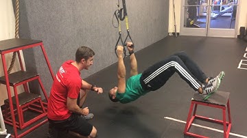 TRX Training - Hanging Hamstring Curl Thrust | FAST - Foothills Acceleration and Sports Training