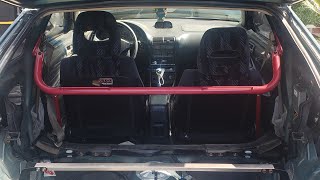 installing a harness bar on my DC2 integra