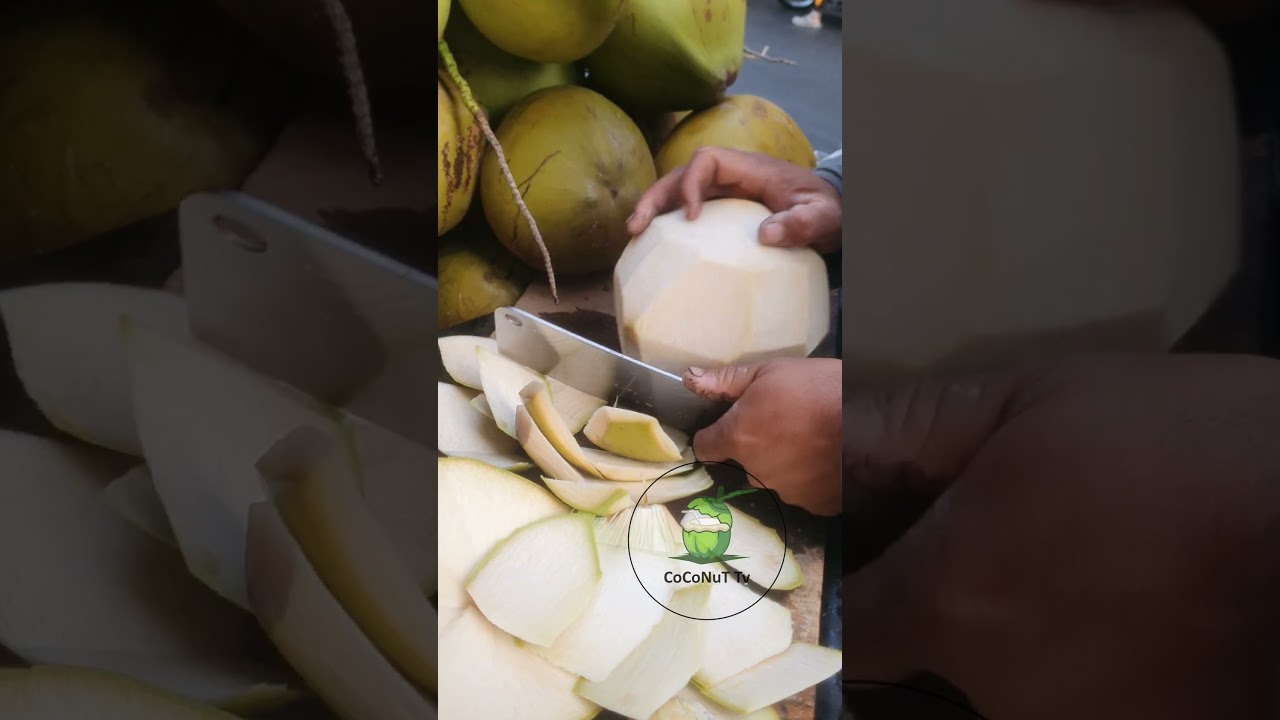 The Most Impressive Coconut Cutting Skills