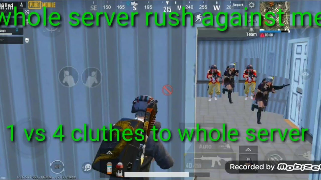 ...Pubg mobile with Madeye...Whole server rush against me...
