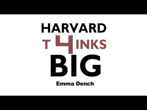 Emma Dench: Talking to Dead People | Harvard Thinks Big 4 ...