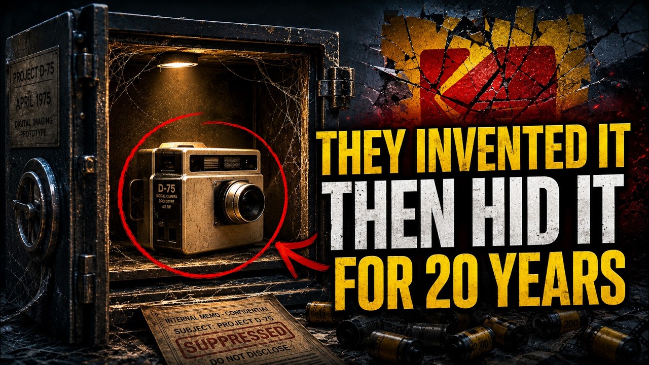 Kodak Invented the World's First Digital Camera Then Buried It Themselves 🤯