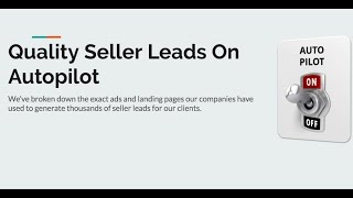Seller Leads On Autopilot