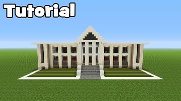 Minecraft Tutorial: How To Make A Town Hall