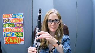 Practice Clarinet Standard of Excellence Book 1 #5 Mix em Up Learn how to read and play E D and C
