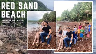 First Time - Red Sand Beach! | Trying Filipino Corn Snack | Filipino American Couple 🇵🇭🇺🇸