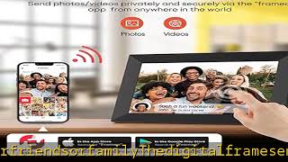 Frameo 10.1 Inch WiFi Digital Picture Frame, 1280x800 HD IPS Touch Screen Photo Frame Electronic, 3 screenshot 5