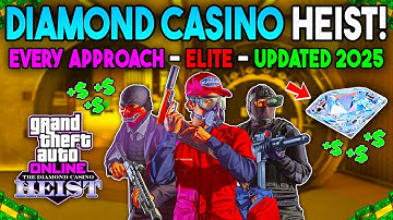 *UPDATED* GTA Online EVERY Approach Diamond Casino Heist Guide! (Diamonds as Target)