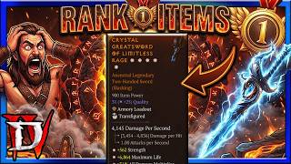Diablo 4 Rank 1 Items are INSANE... BEST ITEMS IN Diablo IV Lord of Hatred (ALL CLASSES)