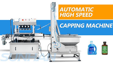 How To Use Automatic High Speed Bottle Capping Machine With Cap Elevator