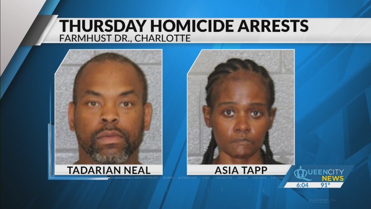 Two people charged with murder in southwest Charlotte homicide - YouTube