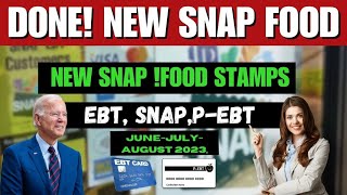 New Snap Food Stamps Benefits Are Announced(June,July,August 2023)EBT,PEBT Update #foodstamps #snap