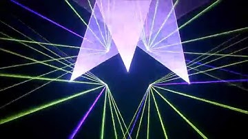 Disclosure - You & Me -  Laser show with ECS 3000 + 6000 & Pangolin Quickshow