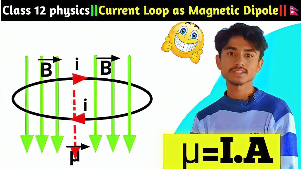 Class 12 physics 🤫||🇳🇵|| Magnetic dipole moment || Current Carrying ...