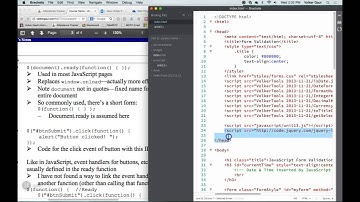 wp13.1 jQuery Overview; Event handlers; Selectors