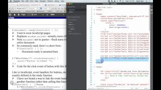 wp13.1 jQuery Overview; Event handlers; Selectors