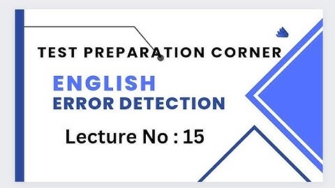 English Error Detection lecture no:15 |BPS5 to BPS15 |Spsc |FIA |FBR |MPT