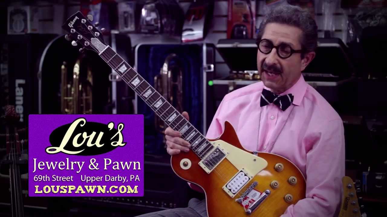 Lou's Pawn Shop in Upper Darby, PA My Pawn Boss with a vintage Gibson