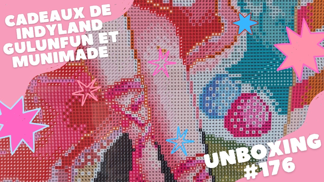 Unboxing #176-Gulunfun et Munimade Cadeauxd'une super licorne #diamondpainting #arttherapy #pixelart
