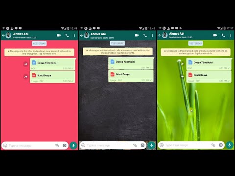 Whatsapp'ta Kişiye Özel Duvar Kağıdı Ayarlama [Yeni Özellik]