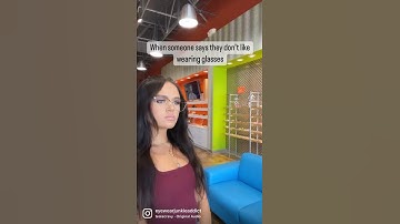 Thumbnail of When someone says that they don't like wearing glasses 😵‍💫 #shorts