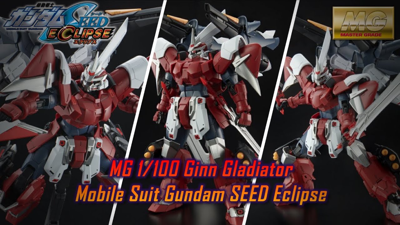 MG 1/100 Ginn Gladiator - Mobile Suit Gundam SEED Eclipse - YouTube