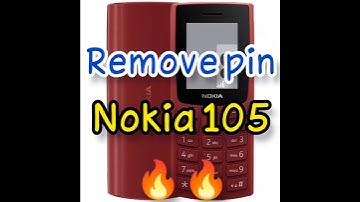 Remove lock — Nokia 105 (2023)
