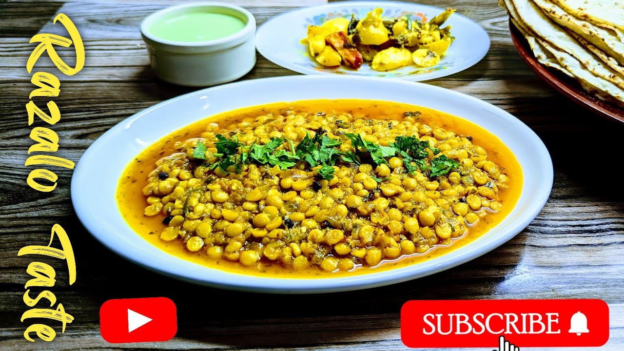 Channen Ki Dhaba style dhaal || Channa dhaal Razalo Taste - YouTube