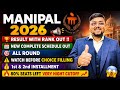 Manipal Result 2026 out 🤯 | Manipal Counselling Schedule 2026 🔥 | MIT Manipal Cutoff 2026 | MET 2026