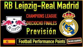 RB Leipzig-Real Madrid I Champions League, Octavos de final: ¡análisis, pronósticos, consejos✅