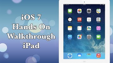 iOS 7 for iPad Hands On Full Walkthrough Review