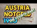 AUSTRIA - OSTERREICH THE FOURTH PART NOTGELD HELLERS 1920 AUTHENTIC CHECK EDUCATIONAL PAPER MONEY