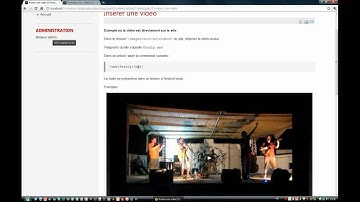 Joomla - inserer video.flv