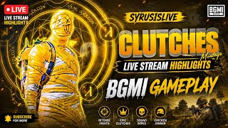 BGMI Quick Clutches of Live Stream Highlights | #bgmilive #bgmi 