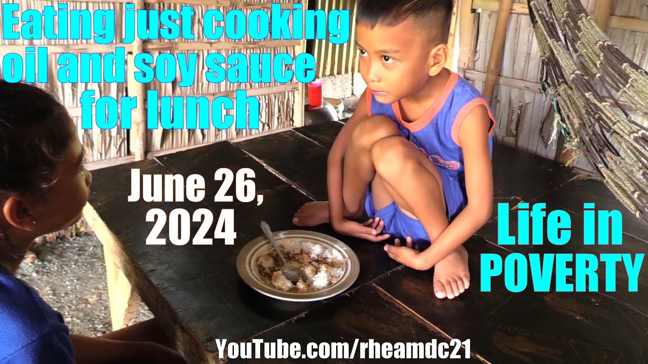 Eating Just Cooking Oil and Soy Sauce on Cheap Quality Rice. The ...