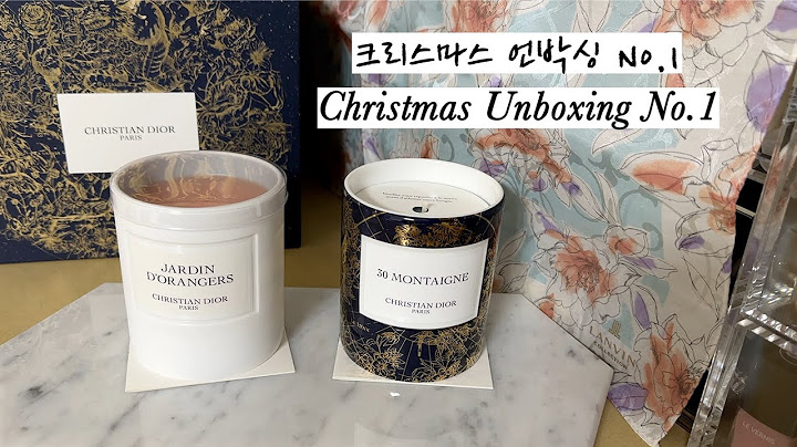 [수다/언박싱] 크리스마스 디올 홀리데이 한정판 캔들 | 라 콜렉시옹 프리베 향초 & 뉴룩1947 향수 | 린트 초콜릿 어드벤트 캘린더 대개봉!