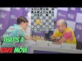 Daniil dubovs rare fifth move  global chess league