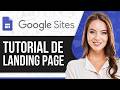 Tutorial de Landing Page no Google Sites Para Iniciantes 2026