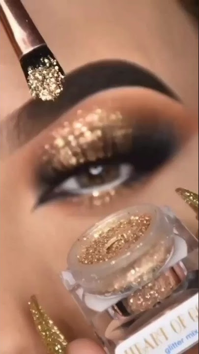 Perfect Golden Eye Makeup 💫 #shorts #ytshorts |swofficial5787