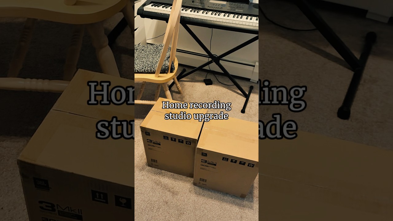 Home Recording Studio Upgrade (JBL vs PreSonus)  #shorts